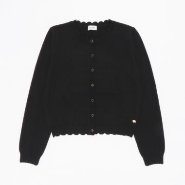 ガールズ スカラップカーディガン