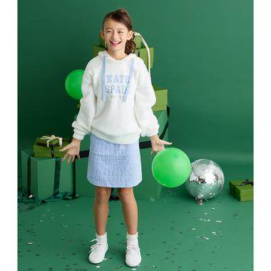 ガールズ ロゴ総柄キュロットスカート