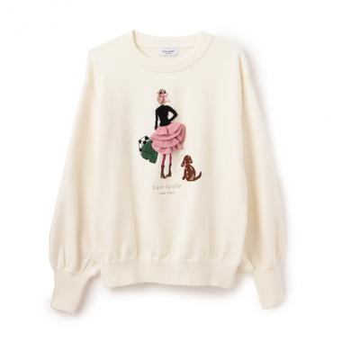 ガールズ ショッピングガールセーター