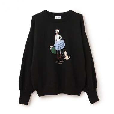 ガールズ ショッピングガールセーター