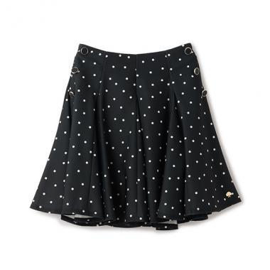 ガールズ ドットカットスカート