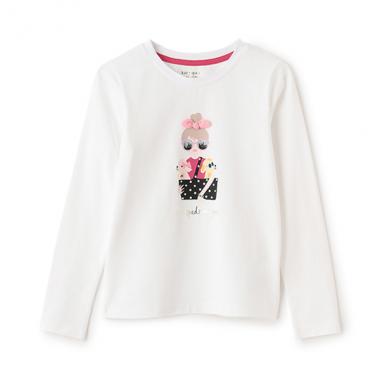 ガールズ ガール&ドッグス長袖Tシャツ