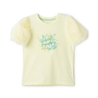 ガールズ フローラルガーデンTシャツ