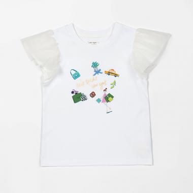 【人気商品再入荷】【直営店で取り扱い無し】ガールズ シティショッピングTシャツ