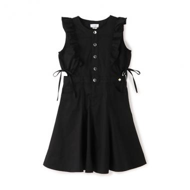 ガールズ サイドカットアウトワンピース