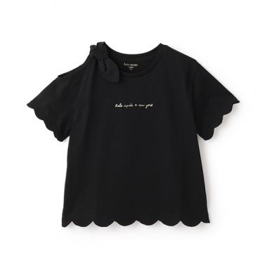 ガールズ スカラップTシャツ