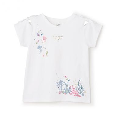 ガールズ シーオブジェリーフィッシュTシャツ