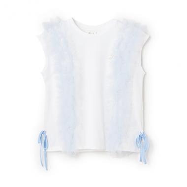 ガールズ チュールフリルTシャツ