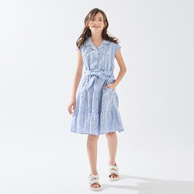 ガールズ デイジーレースワンピース