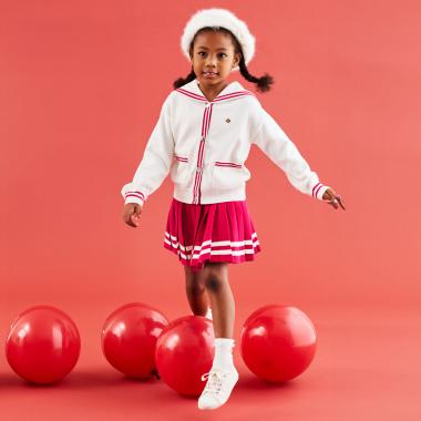 ラインニットプリーツスカート