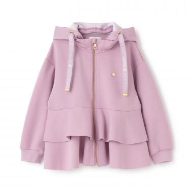 ダンボールニットラッフルパーカ