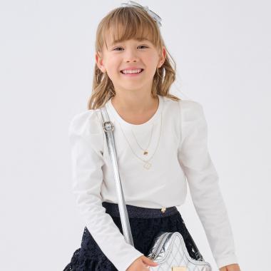 ツインネックレスカットソー