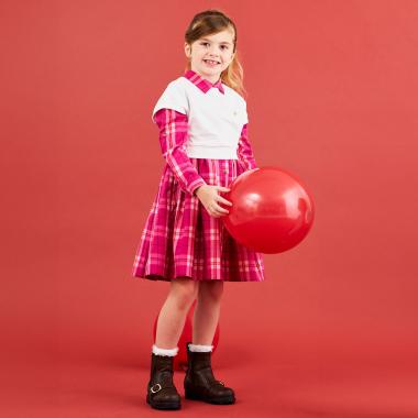 オーガストチェックシャツワンピース&トップスセット