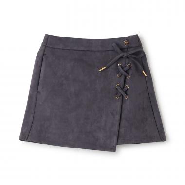 レースアップキュロットスカート