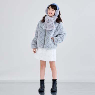 フローラルチュールスカート