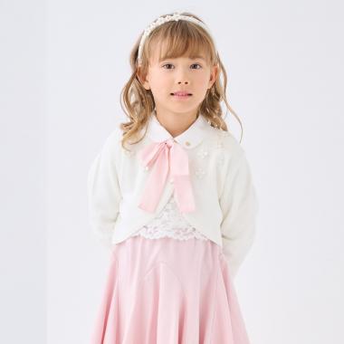 フローラルニットボレロ