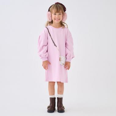 トロンプルイユフラワークロスボディワンピース