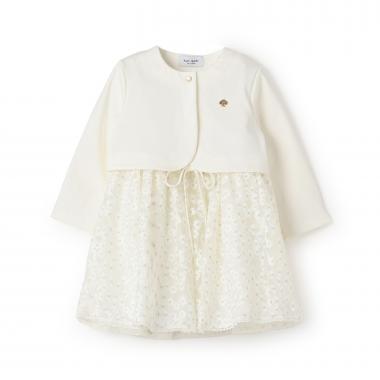 ボレロ&フラワーエンブロイダリードレスセット