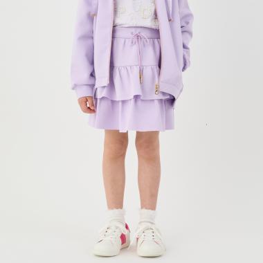 ラメダンボールニットフリルスカート