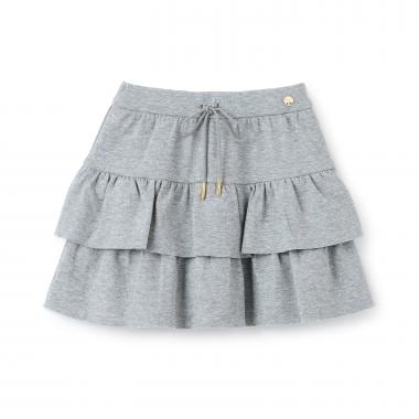 ラメダンボールニットフリルスカート