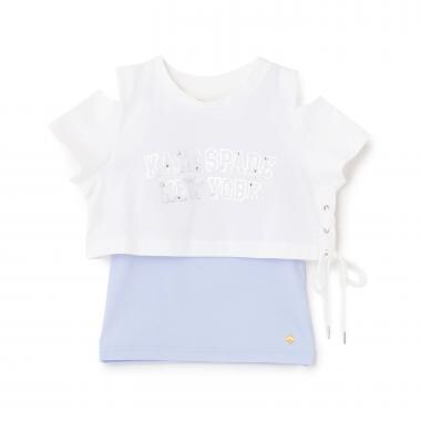 ロゴカットソー＆キャミソールセット