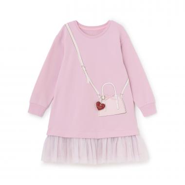 トロンプルイユチュールバッグワンピース