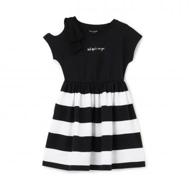 【人気商品再入荷】【直営店で取り扱い無し】ボウストライプワンピース