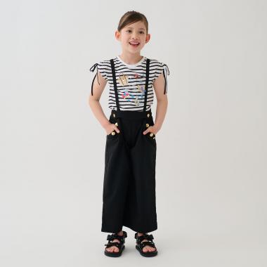 ダブルボタンサスペンダーつきパンツ