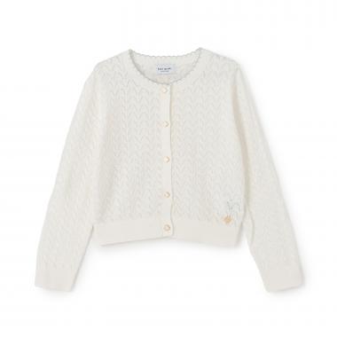 アイレットカーディガン