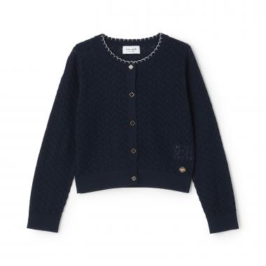 アイレットカーディガン