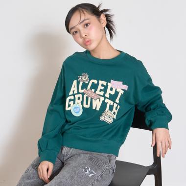 【7days】ロゴワッペントレーナー