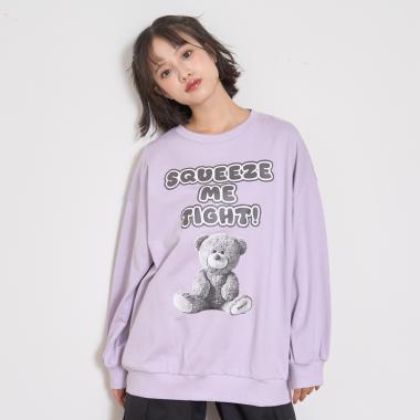 【7days】テディベアBIGトレーナー