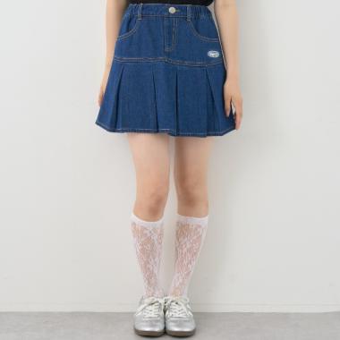 【7days】切替プリーツスカパン