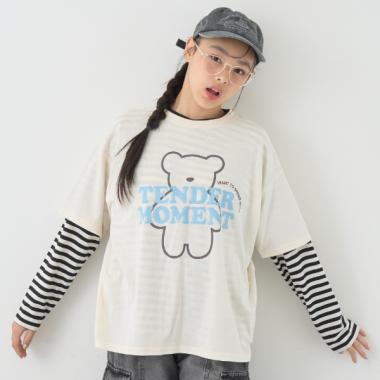 【7days】【吸水速乾／さらさら】ルーズ半袖T+ロンTセット