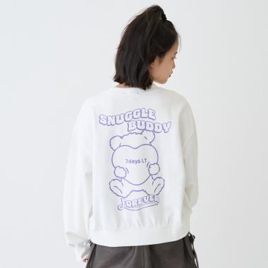 【7days】クマハートトレーナー