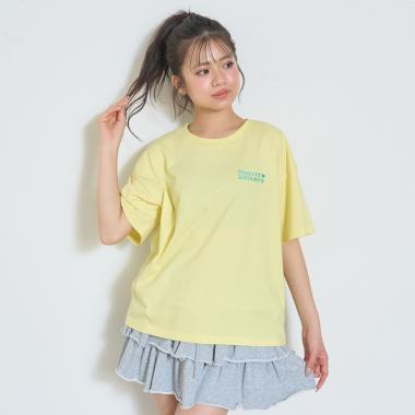 【7days】ハートアップリケTシャツ