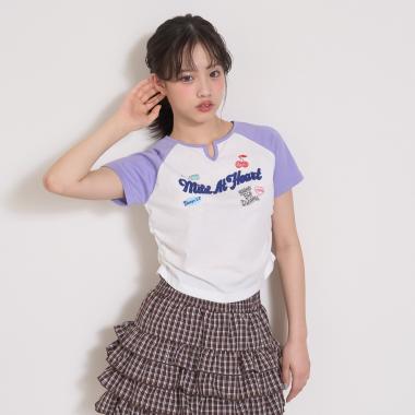 【7days】ラグラン半袖Tシャツ