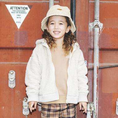 ボアジップブルゾン