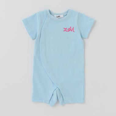 キラッキーモチーフ半袖カバーオール