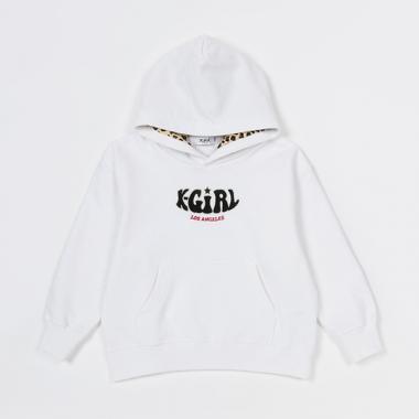 【別注】フードレオパード柄パーカ