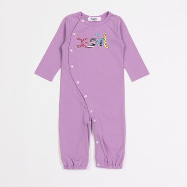 アニマルロゴカバーオール