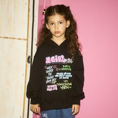 落書きグラフィティパーカ