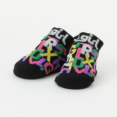 マルチ総柄ベビーソックス