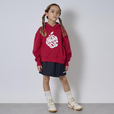 アップルロゴパーカー+スカートセット