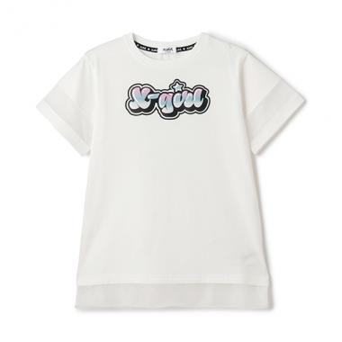 グラフィティロゴメッシュ切替Tワンピース