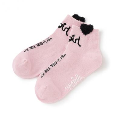 立体ハートロゴショートソックス