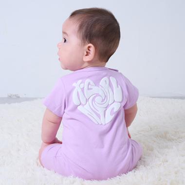 キラッキー&ハートロゴショートオール