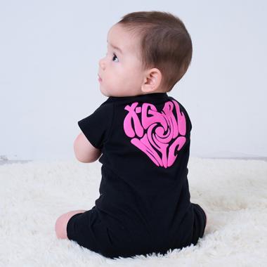 キラッキー&ハートロゴショートオール