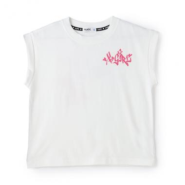 スケボーガールバックプリント半袖Tシャツ