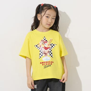 ダイナーパフェプリント半袖Tシャツ